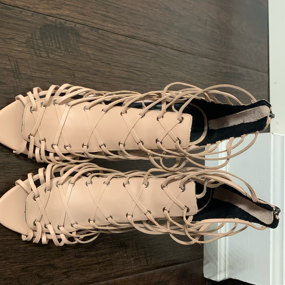 Zara strappy heels